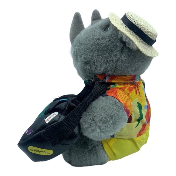 Rhinocort Nasal Inhaler Promotional Rhino Plush Travel Tourist Camera 9 1/2” - Picture 2 of 8